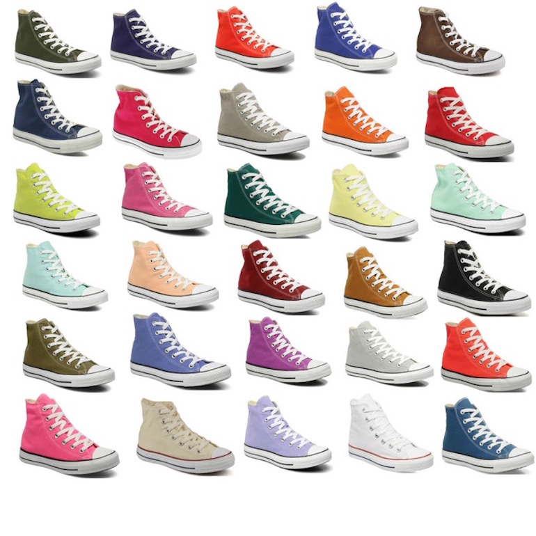 botas converse colores
