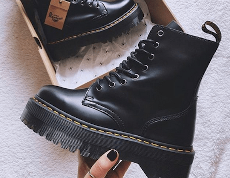 Tendencias en calzado de mujer botas Martens