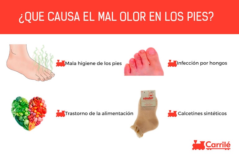 Causas del mal olor de los pies de los niños