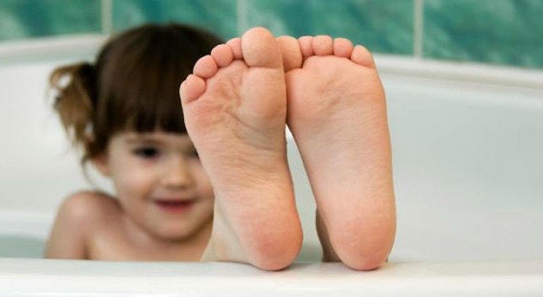 Mal olor de los pies en los niños