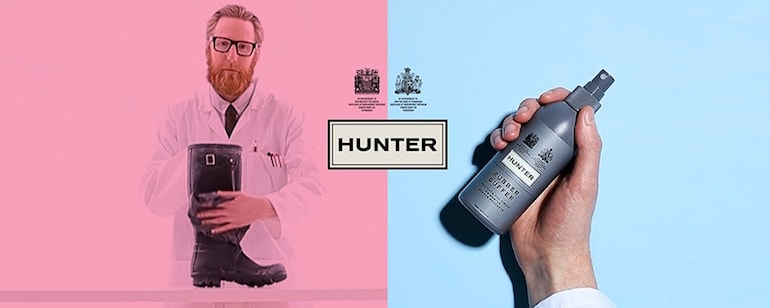 Limpiar y conservar las botas de agua Hunter spray