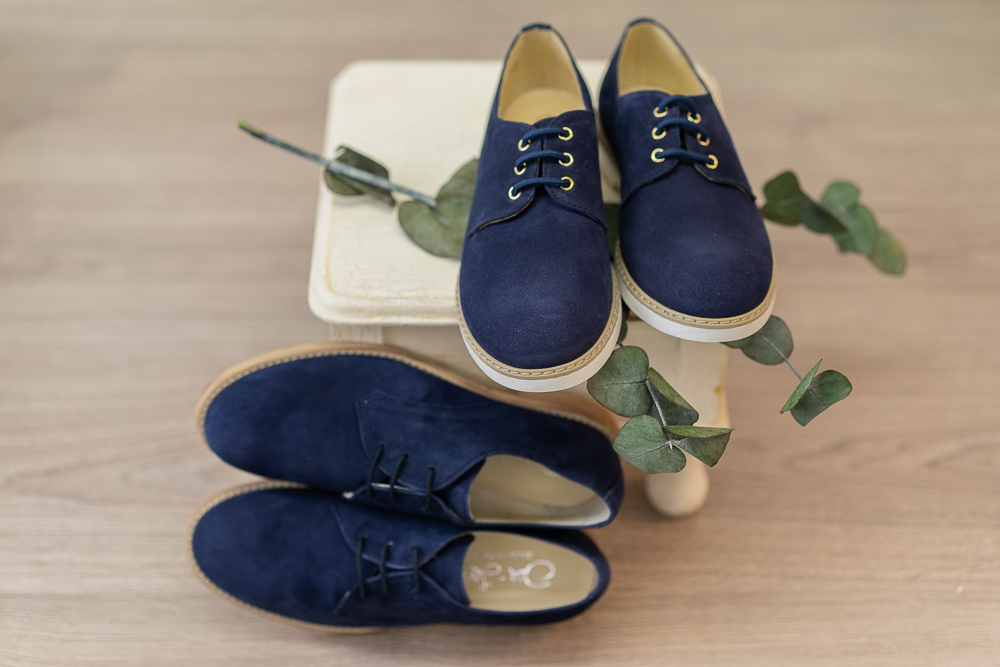 Zapatos Comunión en tonos azul marino