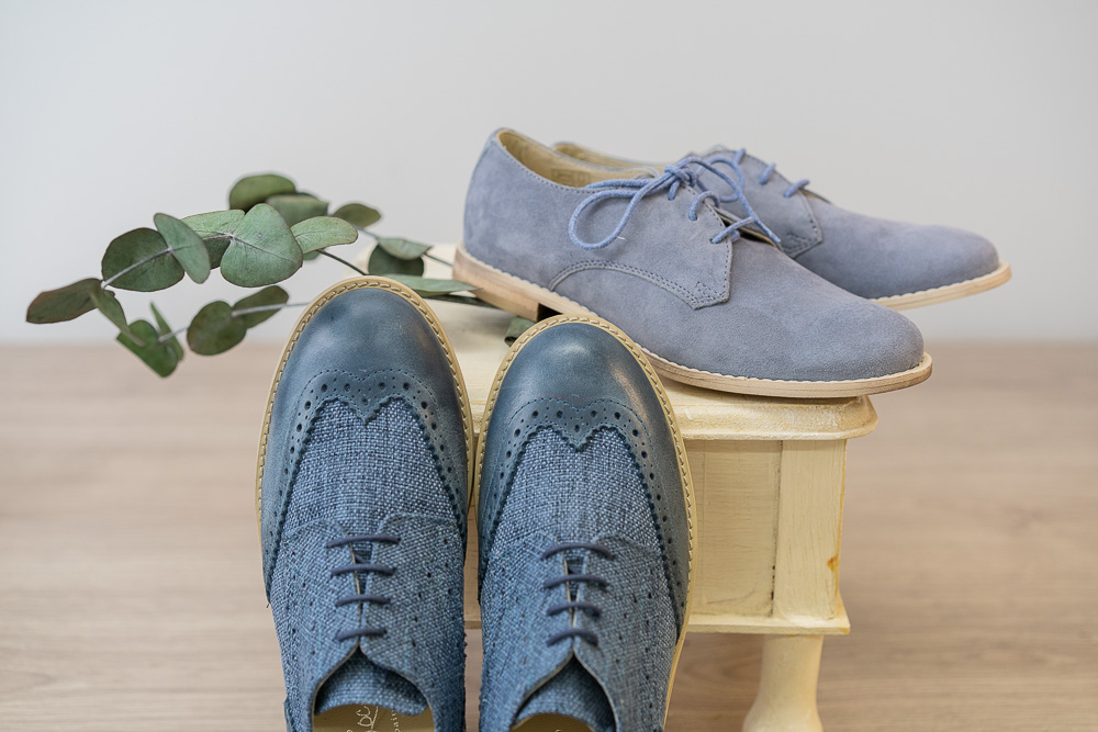 Zapatos de comunión azules