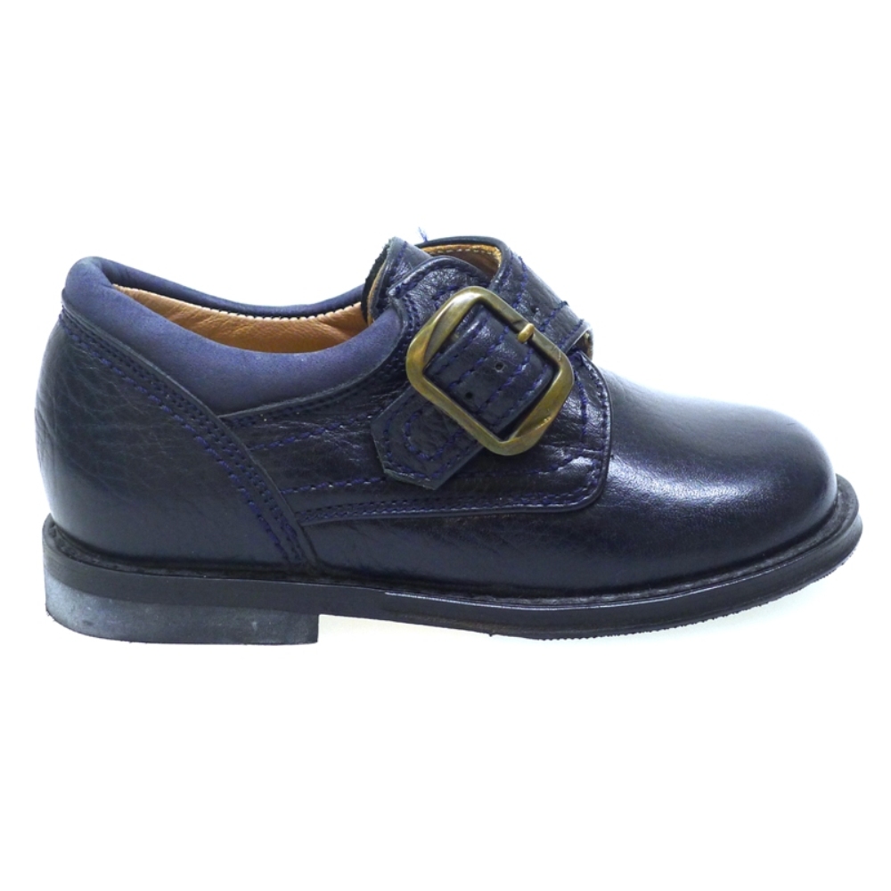Zapato De Vestir Con Hebilla Para Plantillas Mendivil 30396 Azul foto 3