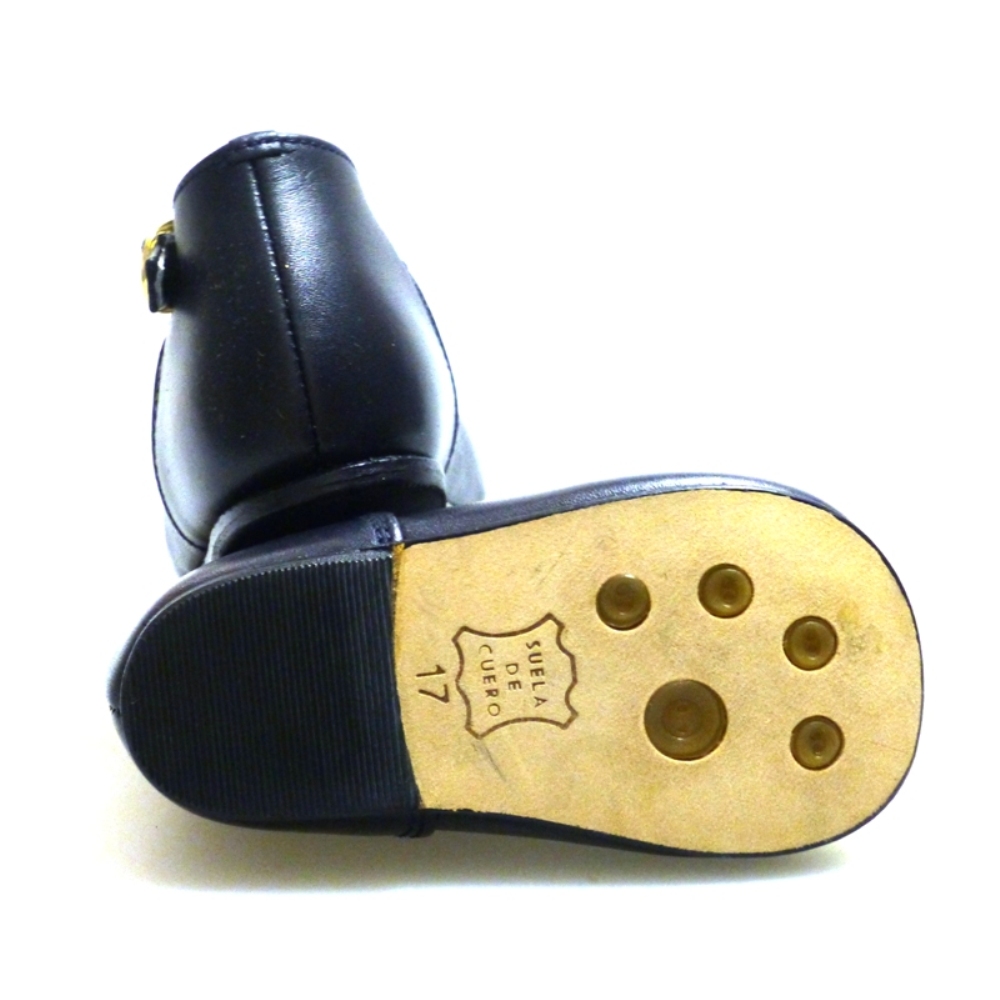 Bota mercedes vestir hebilla azul marino Outlet foto 4