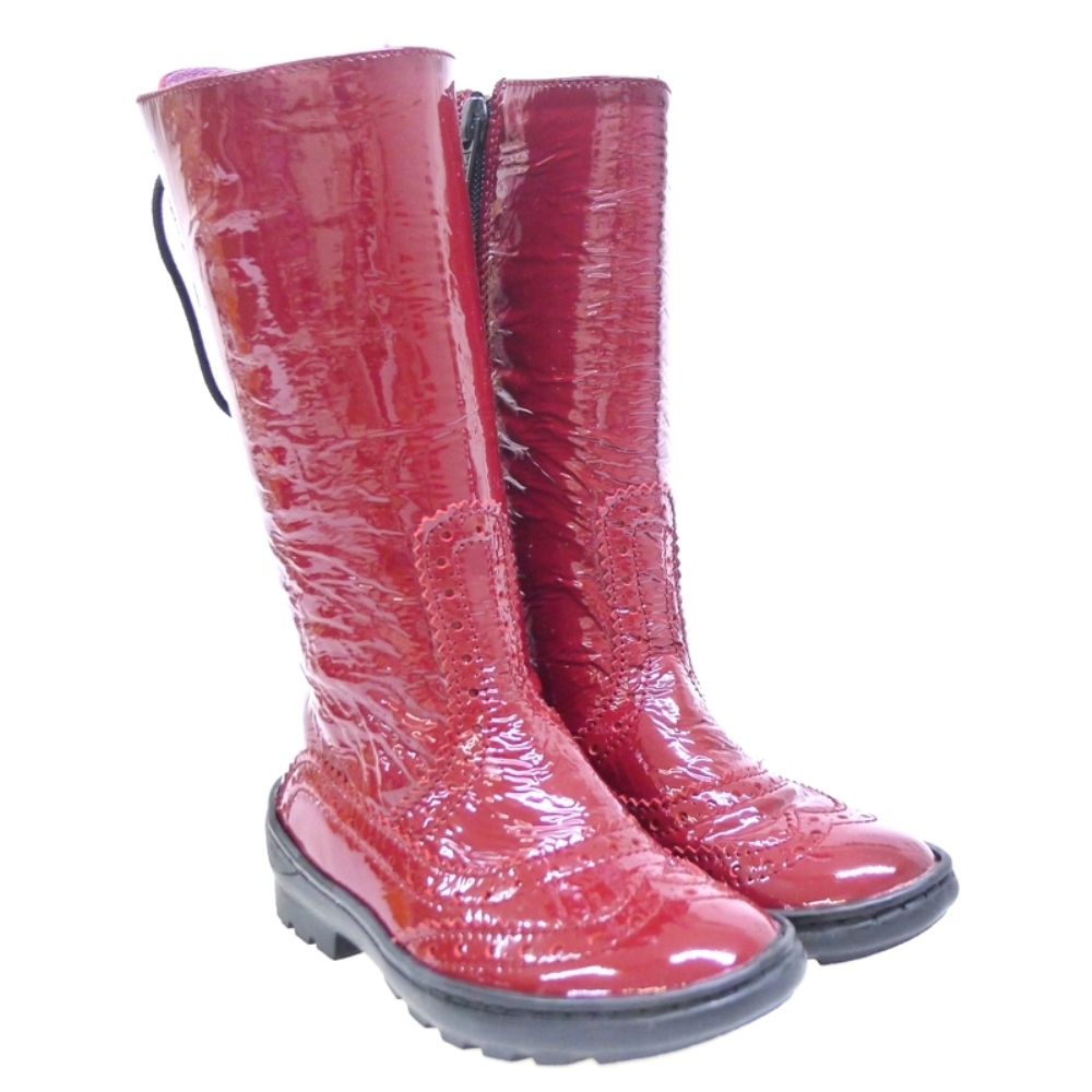 Bota niña charol roja Chabel 33152 Outlet