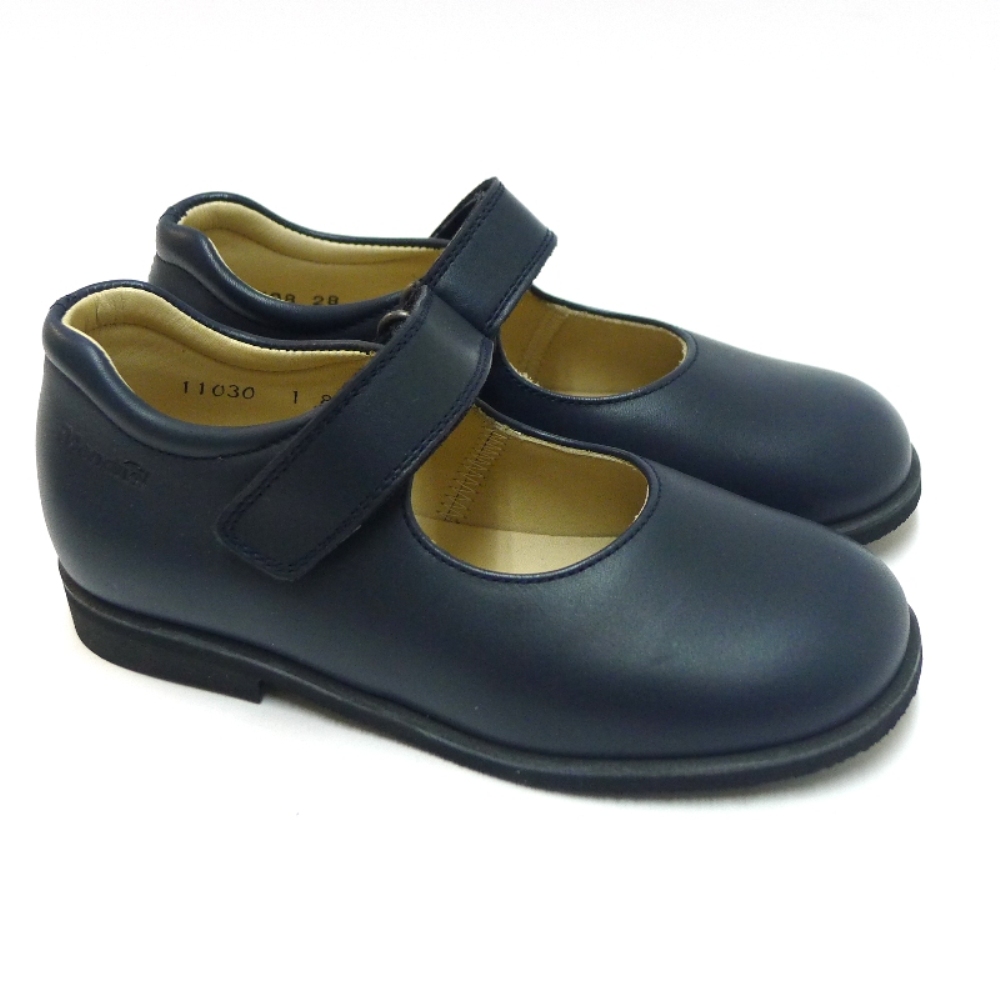 Merceditas Velcro Colegio Mendivil 20708 Azul