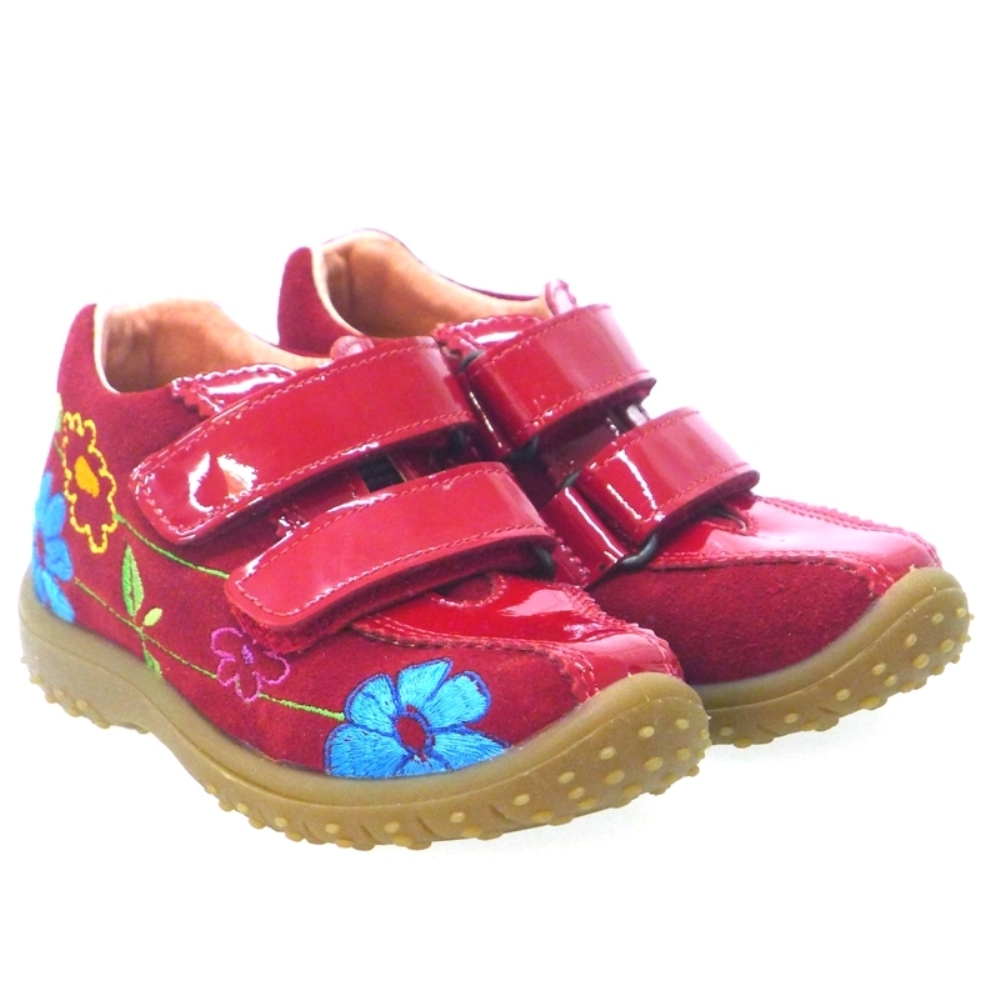 Zapato Deportivo Niña Nobuck Rojo Naturion Niassa