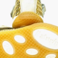 Merceditas niña velcro lentejuelas oro Naturino Cayon foto 6