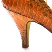 Salon Con Tacon Piel De Serpiente Coral Pago Gil 8013 foto 5