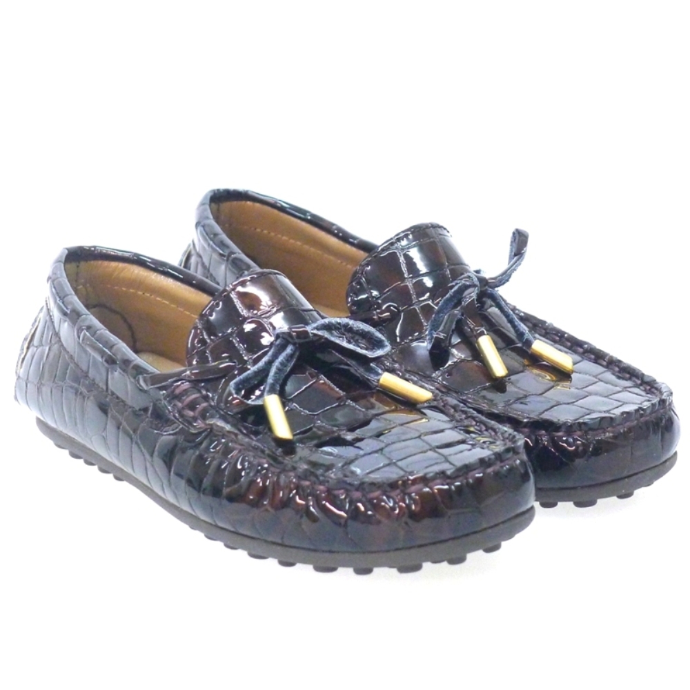 Mocasin Coco Charol Marron Clarys N20137