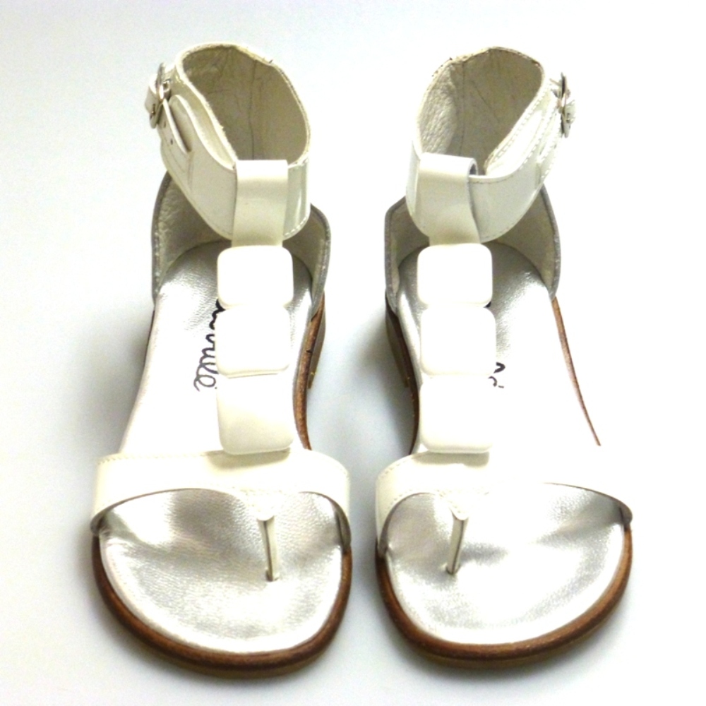 Sandalia Tipo Romana Blanca Clarys 6420 foto 2