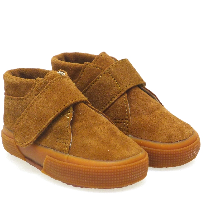 Bota Velcro Bebe Superga Morada 2174 Bsuj