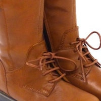 Bota Caña Alta Piel Cuero Para Niña Clarys 8724 foto 7