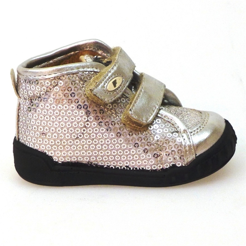 Bota Sport Lentejuelas Plata  Naturino F-330 foto 3