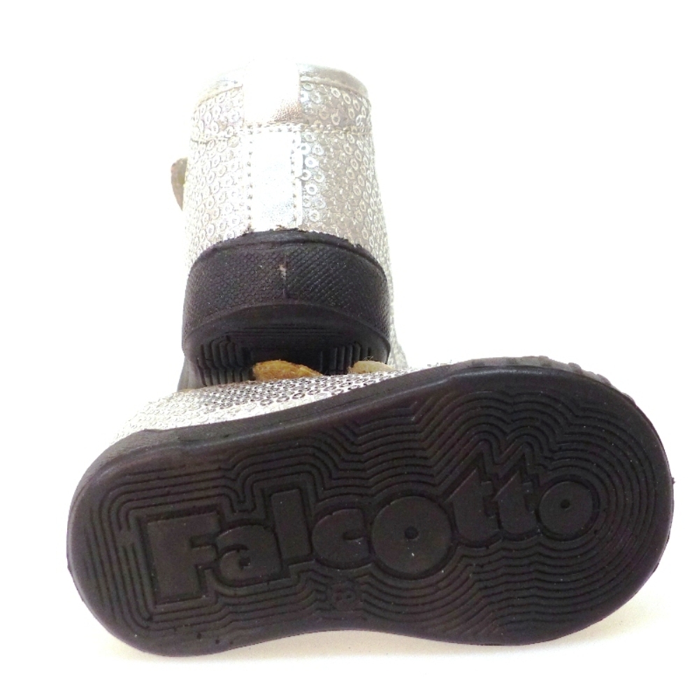 Bota Sport Lentejuelas Plata  Naturino F-330 foto 4
