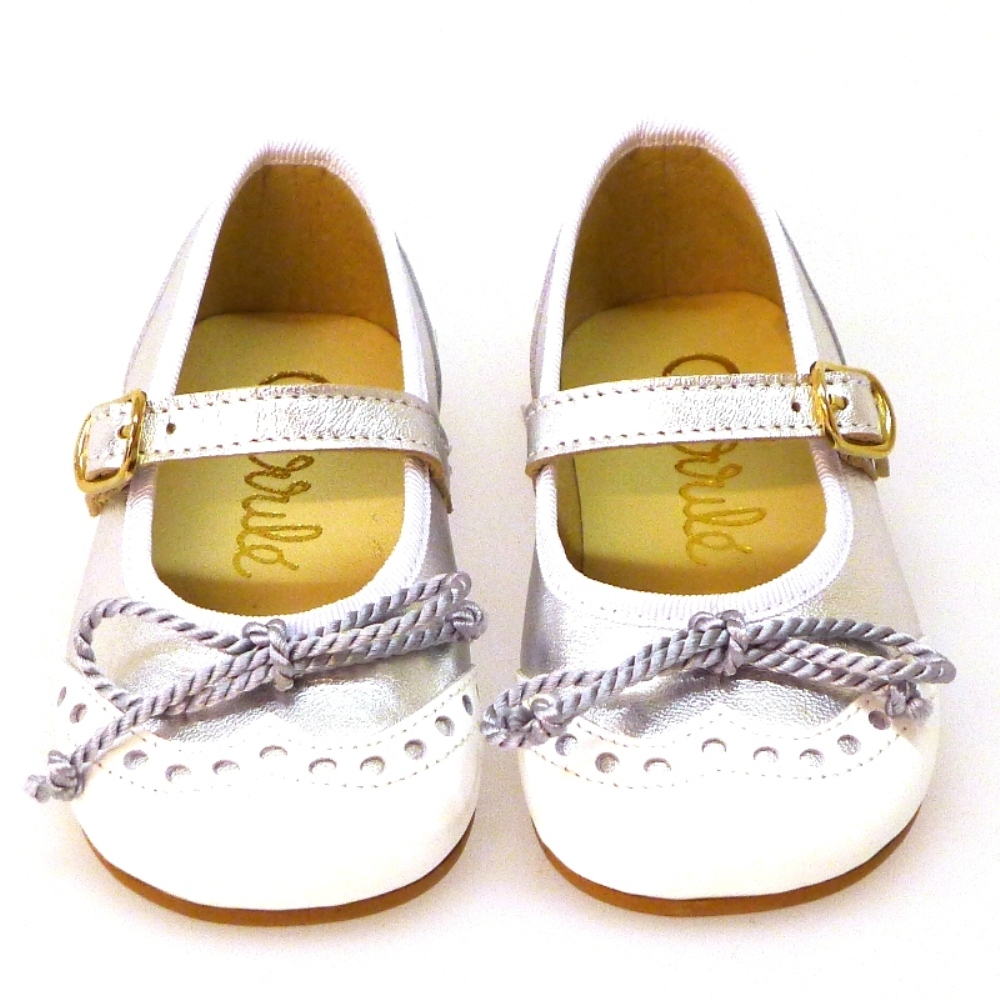 Zapato bebé merceditas metalizada hebilla Clarys 0890 foto 2
