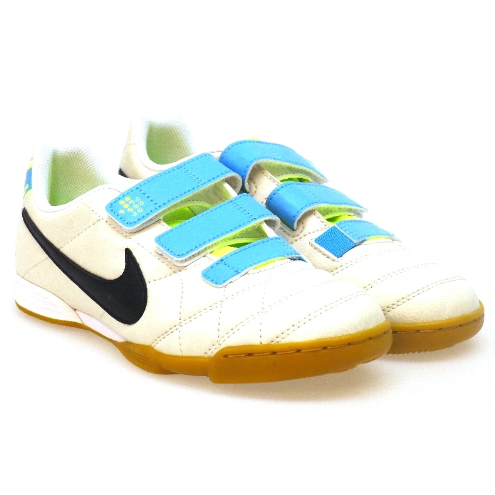 Deportivas fútbol Nike JR Tiempo V3 Blanco