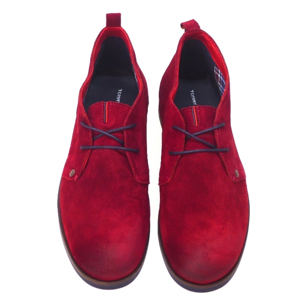 Botín caballero nobuck rojo Tommy Hilfiger Bryan 2B  foto 2