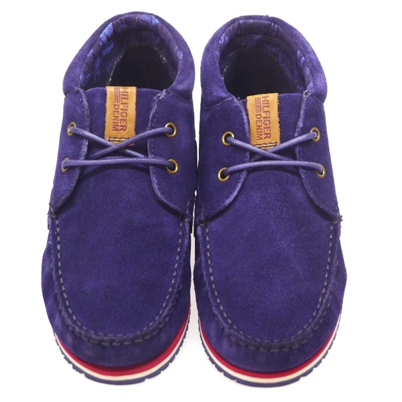 Botin Caballero De Cordon Nobuck Azul Tommy Hilfiger Nate 2b foto 2