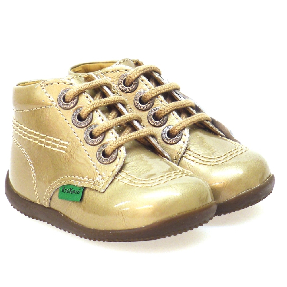 Bota Charol Oro Billy