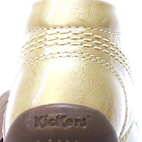 Bota Cordones Charol Oro Kickers Billy foto 5