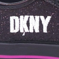 Zapato Deportivo Velcros Charol Negro Dkny Linden Sparkle foto 7