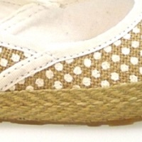 Bailarina para mujer de cáñamo blanco y camel Ugg Indah  foto 5