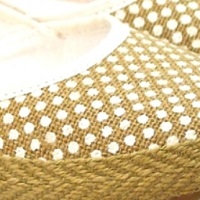 Bailarina para mujer de cáñamo blanco y camel Ugg Indah  foto 6
