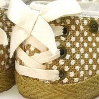 Bailarina para mujer de cáñamo blanco y camel Ugg Indah  foto 7
