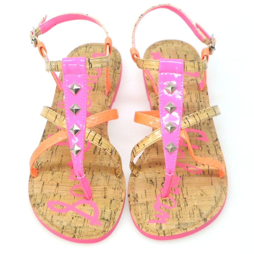 Sandalia Tiras De Charol Coral Sam Edelman Gemma foto 2