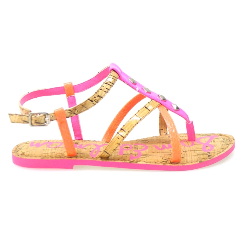 Sandalia Tiras De Charol Coral Sam Edelman Gemma foto 3
