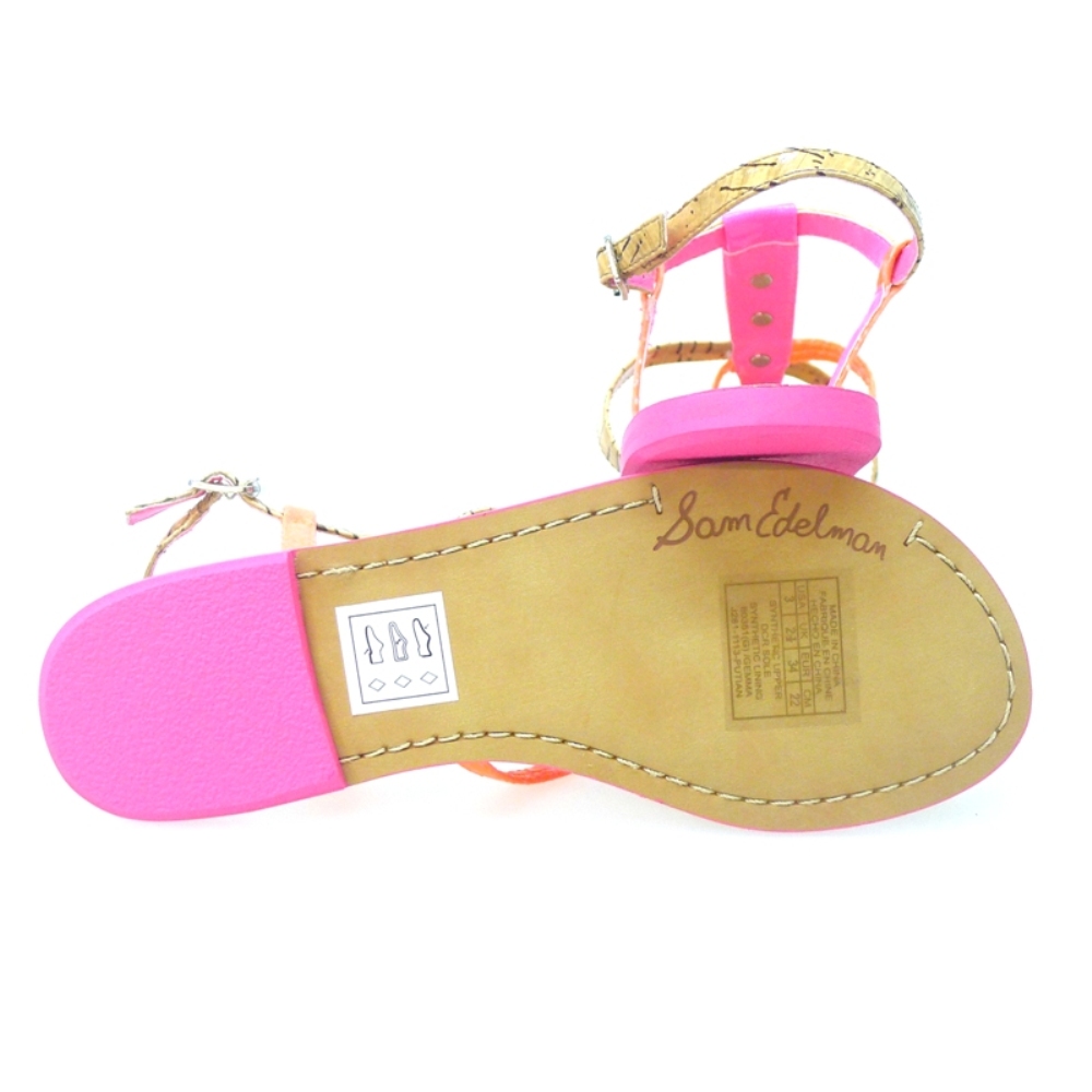 Sandalia Tiras De Charol Coral Sam Edelman Gemma foto 4