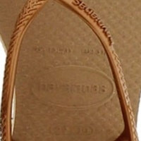 Chancla piscina Havaianas tira talón 41296975282 Oro foto 7