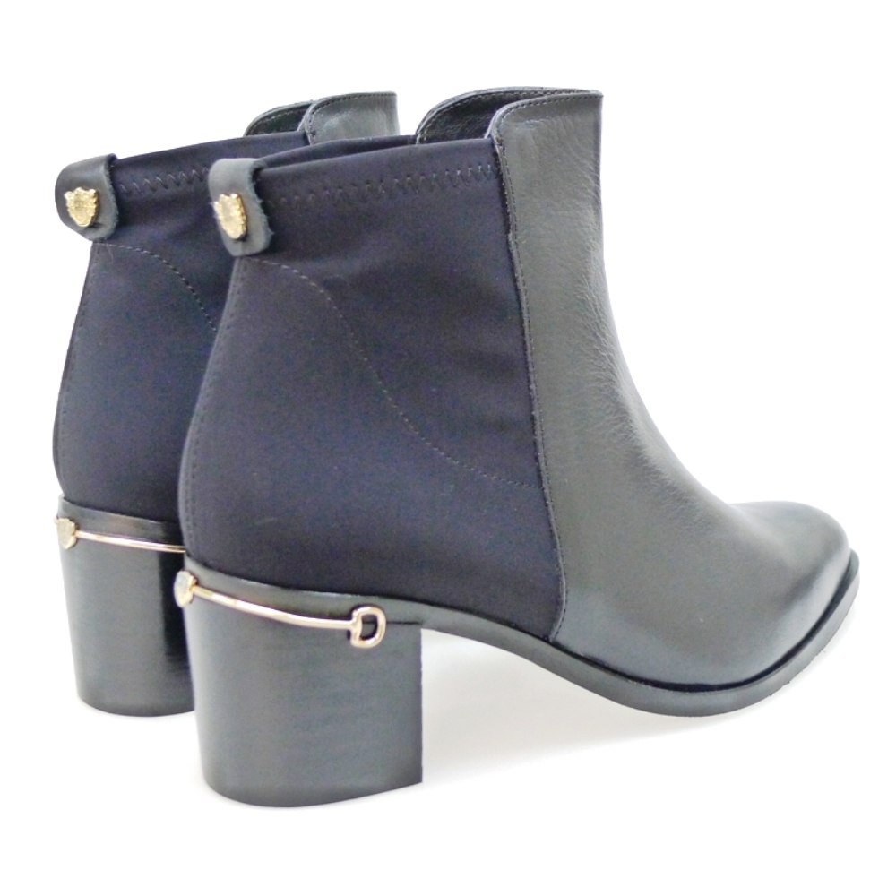 Botin Tacon Medio Mujer Pedro Miralles 4246 Negro