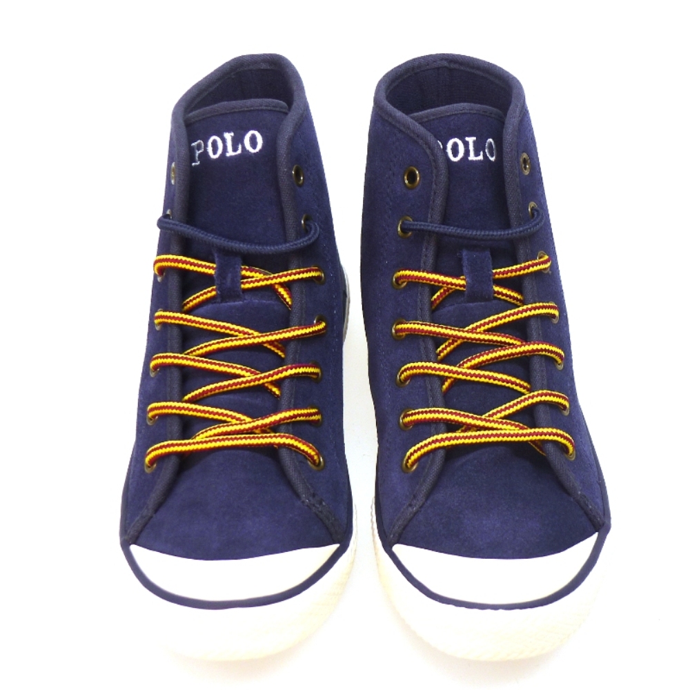 Bota Deportiva Cordon Polo Ralph Lauren Chaz Mid Azul foto 2