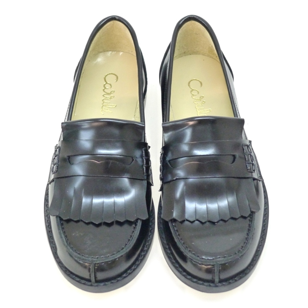 Mocasin Lengueta Y Flecos Clarys 5928 Negro
