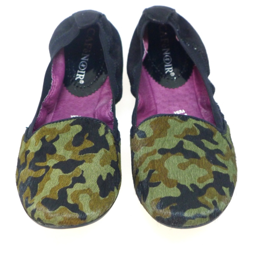 Slipper Mujer Cafenoir Da824 Verde Camuflaje foto 2