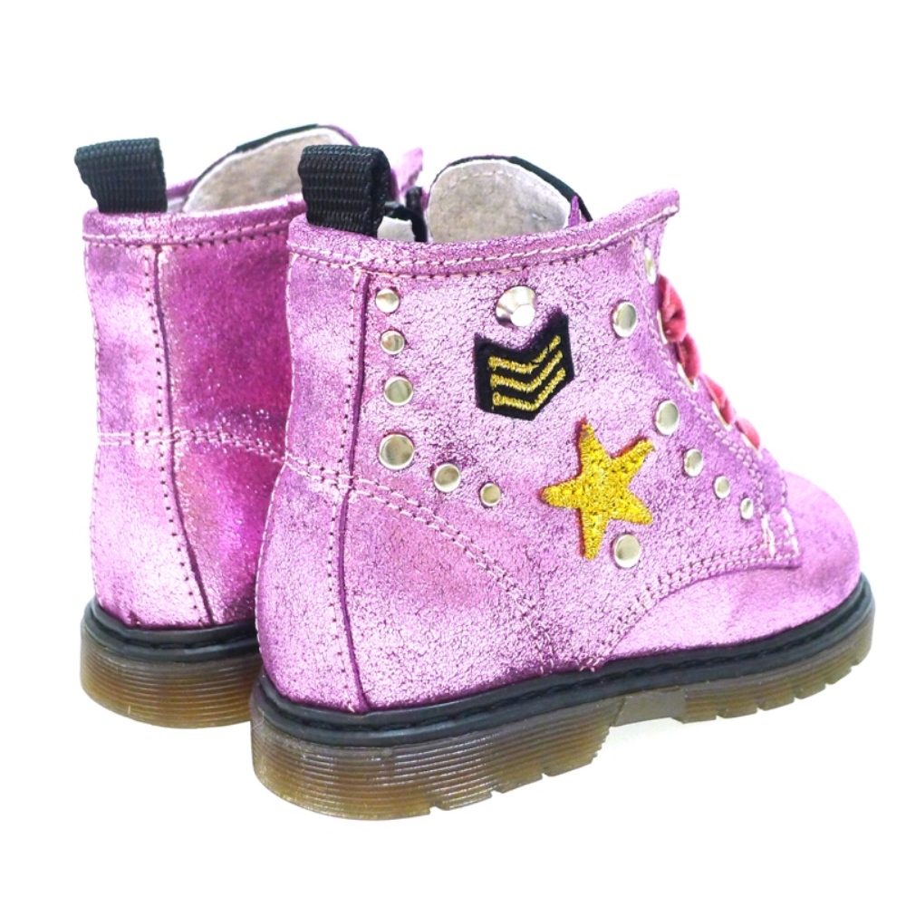 Bota Cremallera Niña Eb 846g Metal Fuxia foto 4