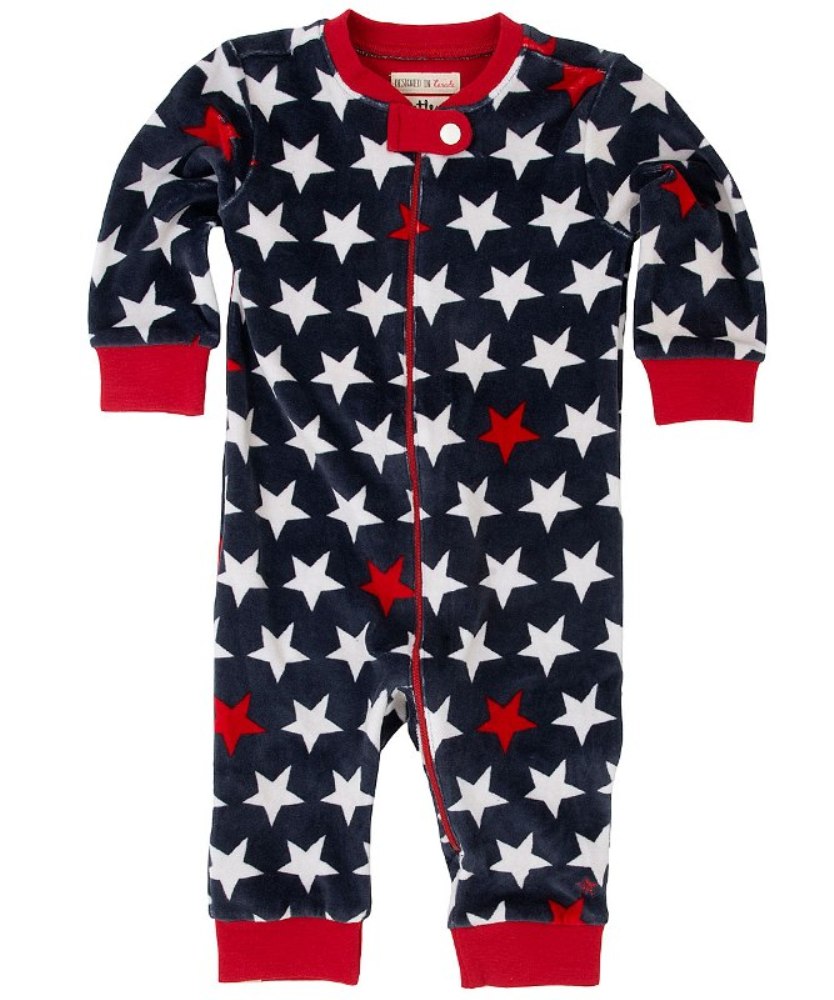 Pijama Mono Hatley Dr3star012 Azul/rojo