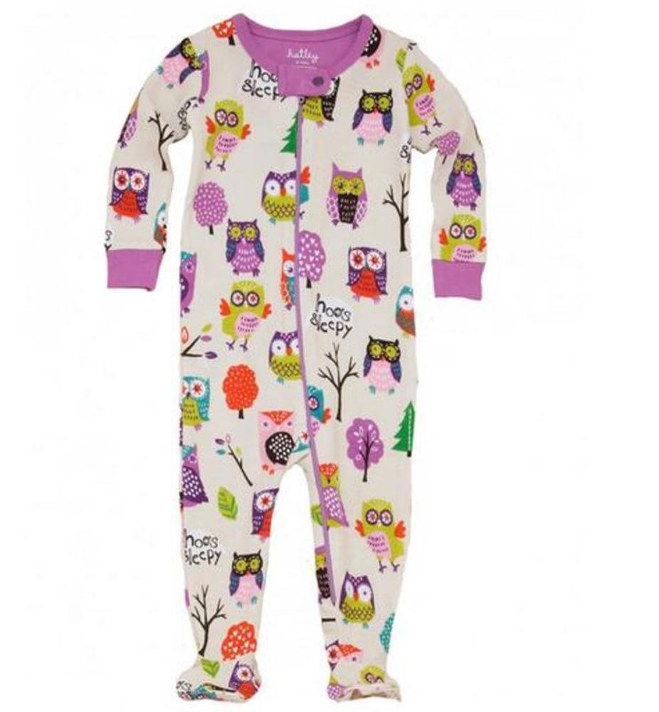 Pijama Mono Hatley Dr5owls001 Blanco Buhos