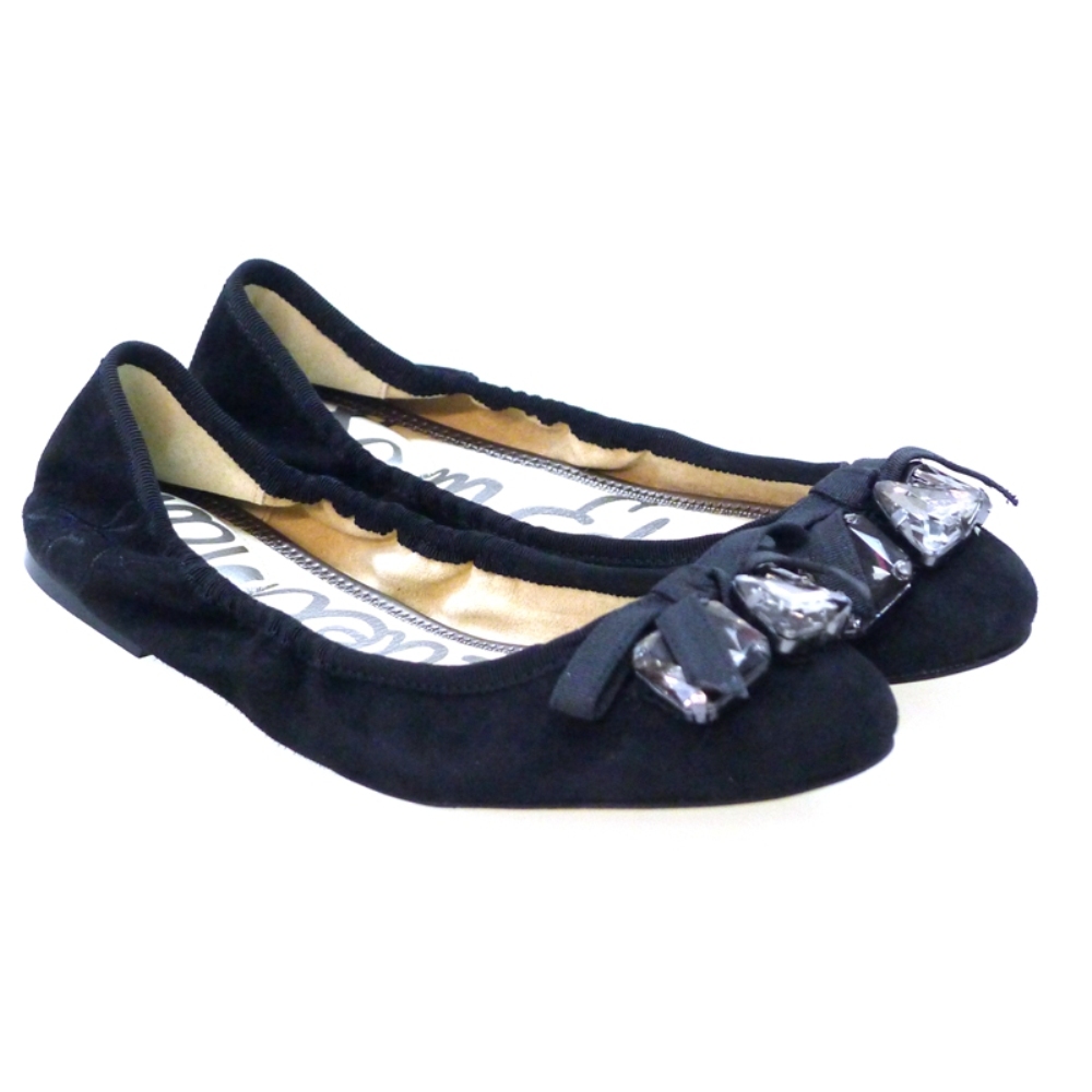 Bailarina Elastico Mujer Sam Edelman Fayth Negro En Oferta