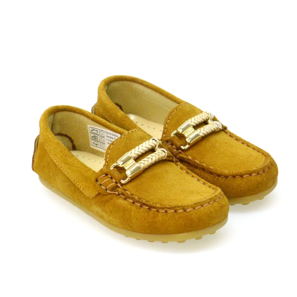 Mocasin De Niño Clarys N20159 Cuero