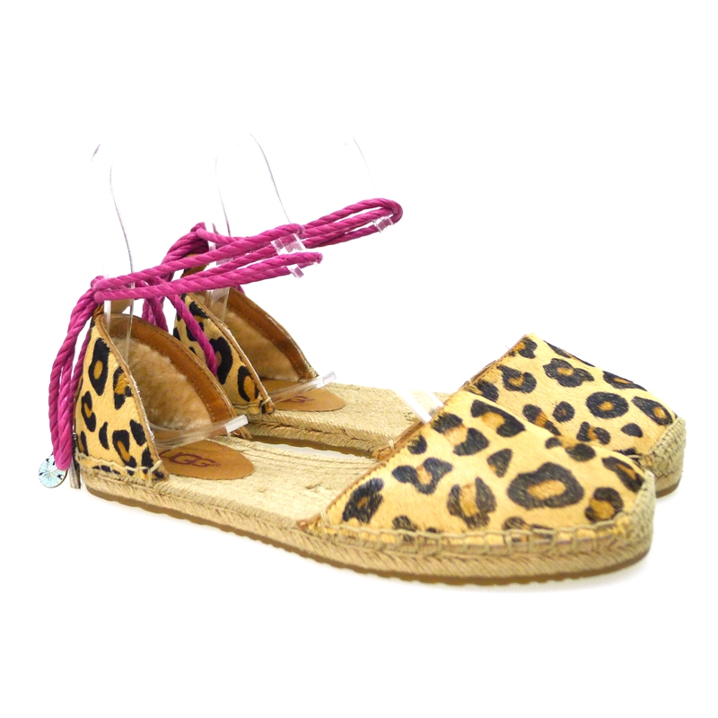 ALPARGATA PLANA CAÑAMO UGG LIBBIE LEOPARDO
