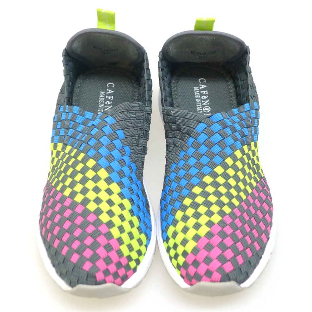 Slip-on Sport Para Mujer Cafenoir Es920 Mult Gris foto 2