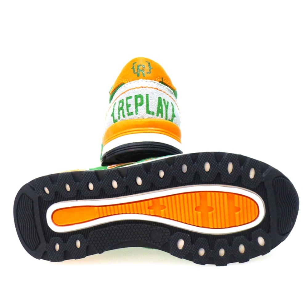 Zapato Deportivo Cordon Replay Smithfield Verde foto 4