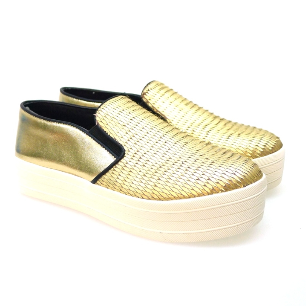 occidental Consejo cobertura Slip-on De Mujer Steve Madden Buhba Oro