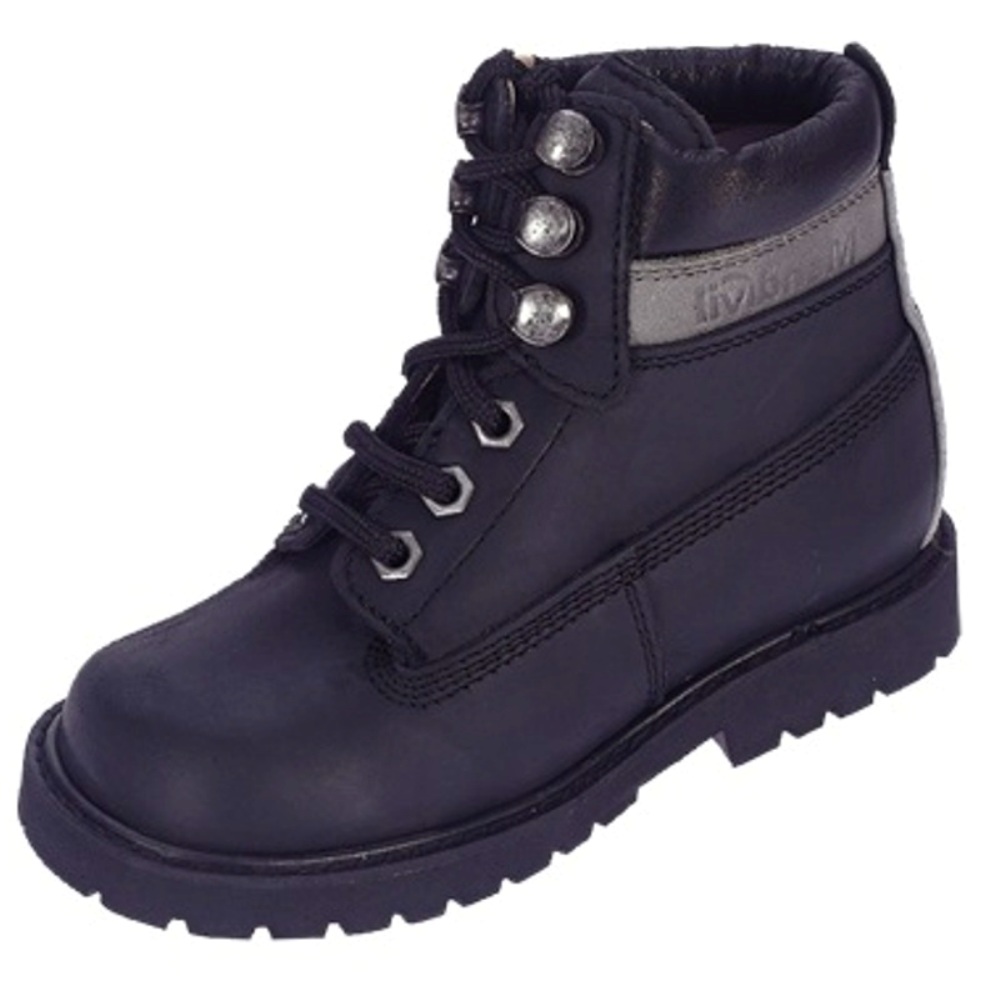 Bota cordón especial plantillas Mendivil 79001 Negro