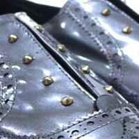 Zapato blucher niña en charol metalizado Clarys en Carrilé foto 5