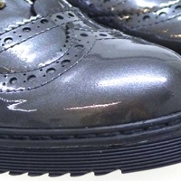 Zapato blucher niña en charol metalizado Clarys en Carrilé foto 6